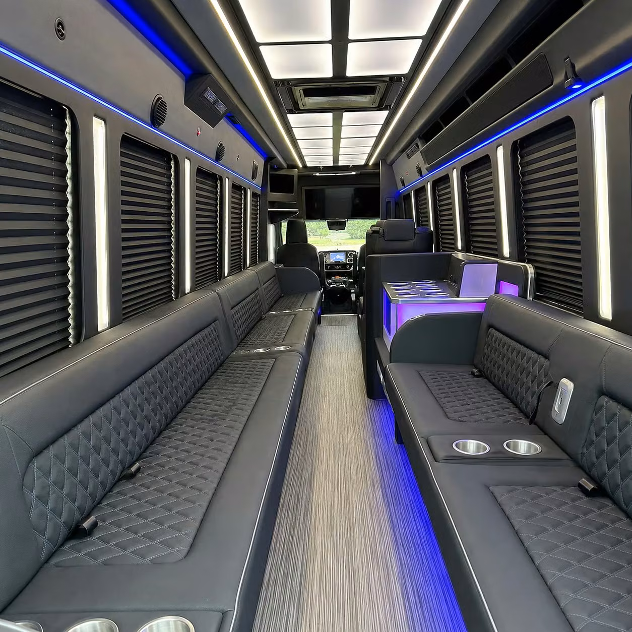 party bus interior